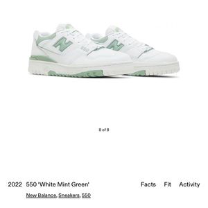 New Balance 550s Mint Green